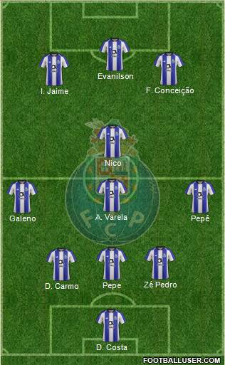 Futebol Clube do Porto - SAD football formation