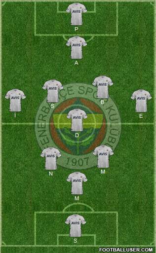 Fenerbahçe SK Formation 2024