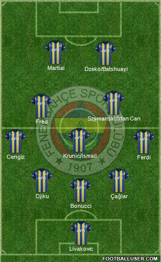 Fenerbahçe SK Formation 2024
