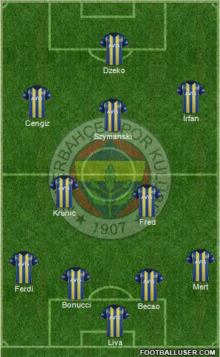 Fenerbahçe SK Formation 2024