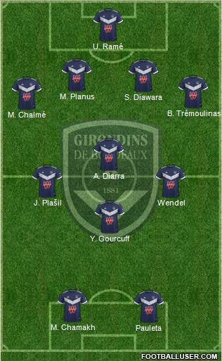 FC Girondins de Bordeaux football formation