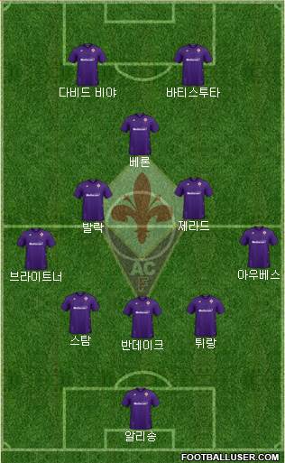 Fiorentina Formation 2024