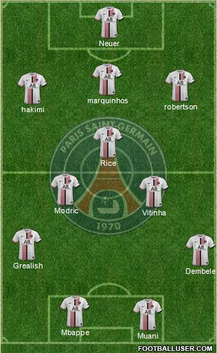 Paris Saint-Germain Formation 2024