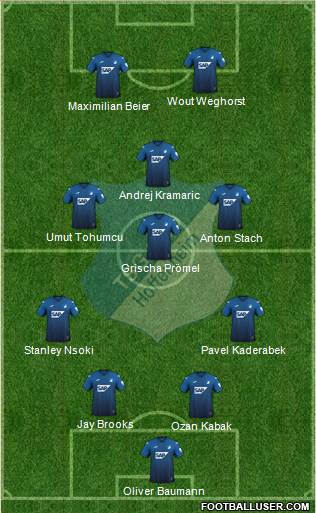 TSG 1899 Hoffenheim Formation 2024