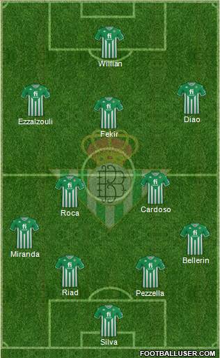 Real Betis B., S.A.D. football formation