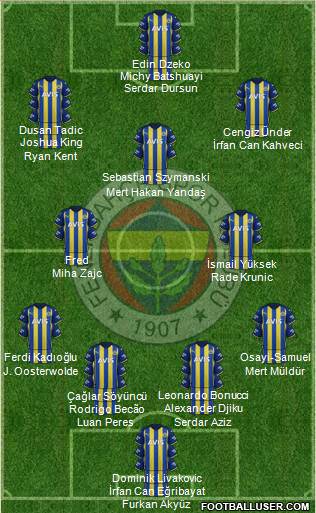 Fenerbahçe SK football formation