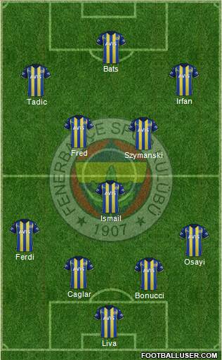 Fenerbahçe SK Formation 2024