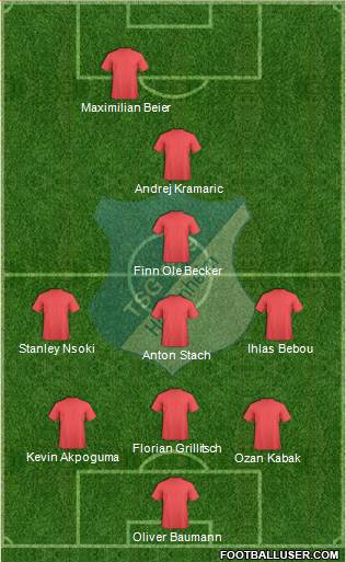 TSG 1899 Hoffenheim Formation 2024
