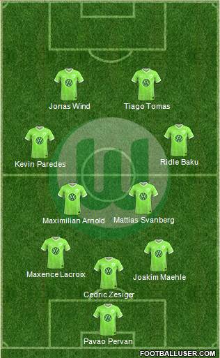 VfL Wolfsburg football formation