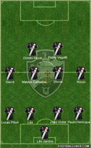 CR Vasco da Gama football formation