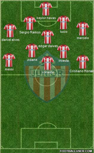 CPD Junior 4-3-3 football formation