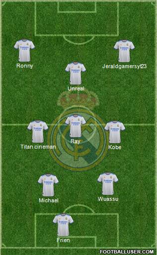 Real Madrid C.F. Formation 2024