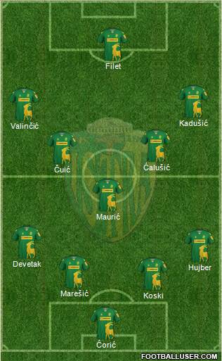 NK Istra 1961 Formation 2024