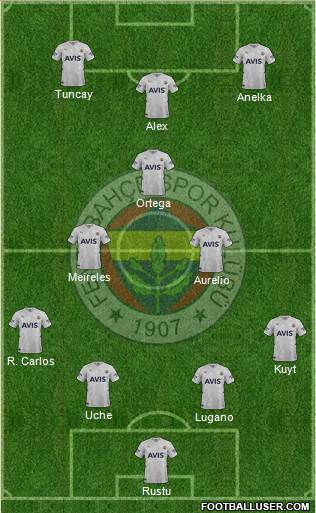 Fenerbahçe SK Formation 2024