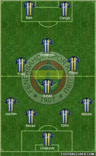 Fenerbahçe SK Formation 2024