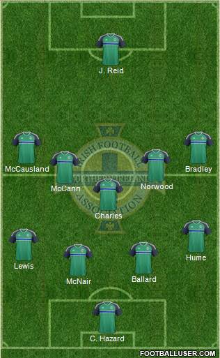 Northern Ireland football formation