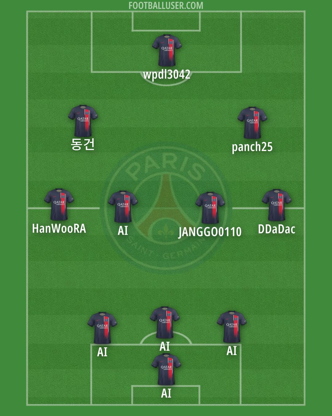 PSG Formation 2024
