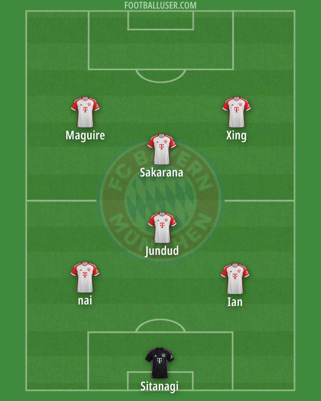 FC Bayern Formation 2024