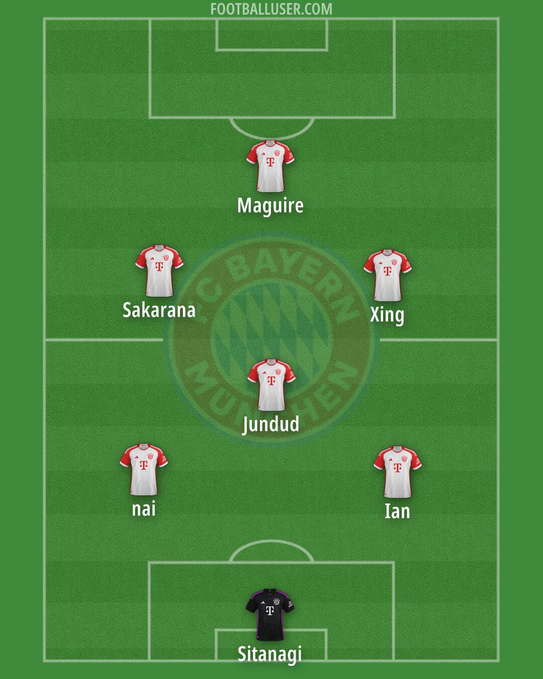 FC Bayern Formation 2024