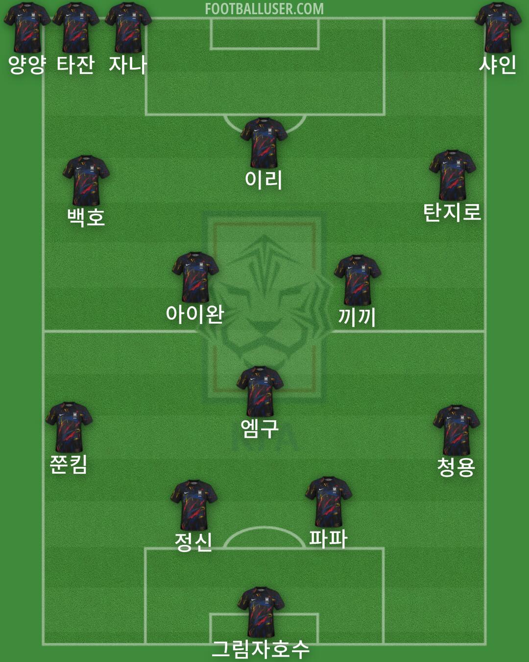 South Korea Formation 2025