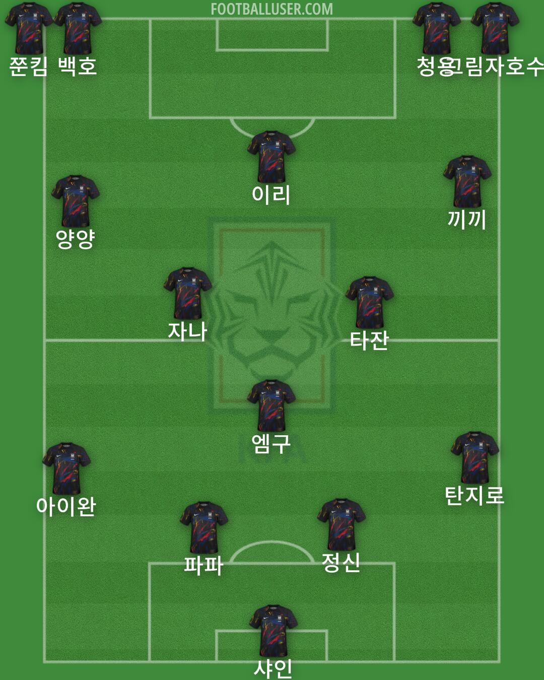 South Korea Formation 2025