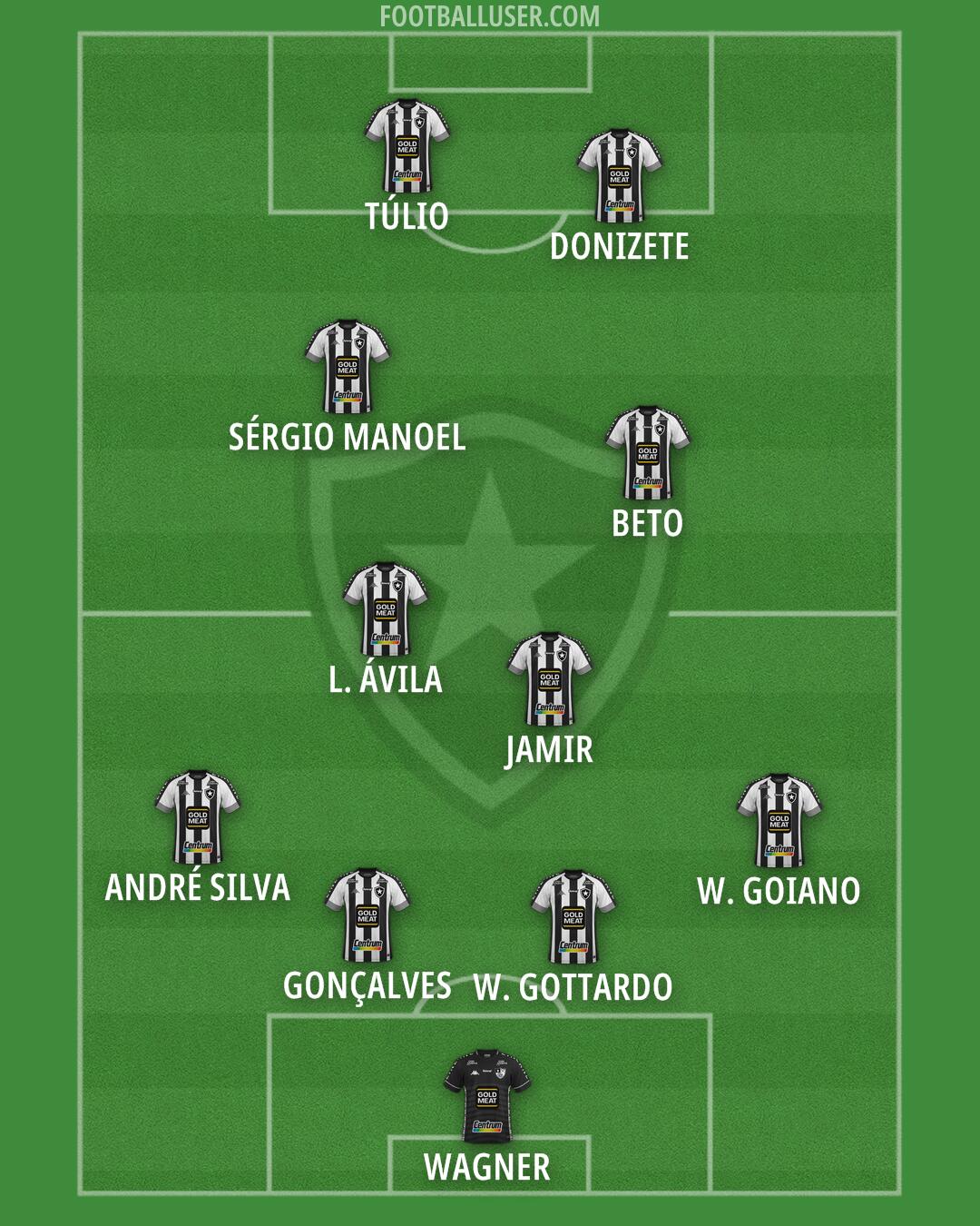 Botafogo Formation 2025