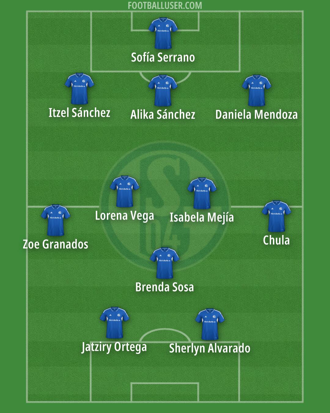 Schalke 04 Formation 2025