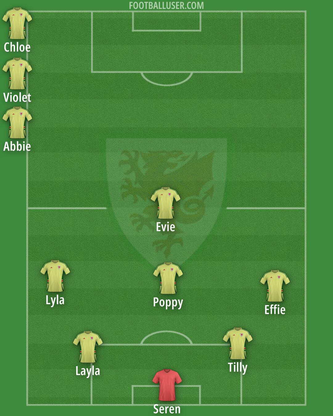 Wales Formation 2026