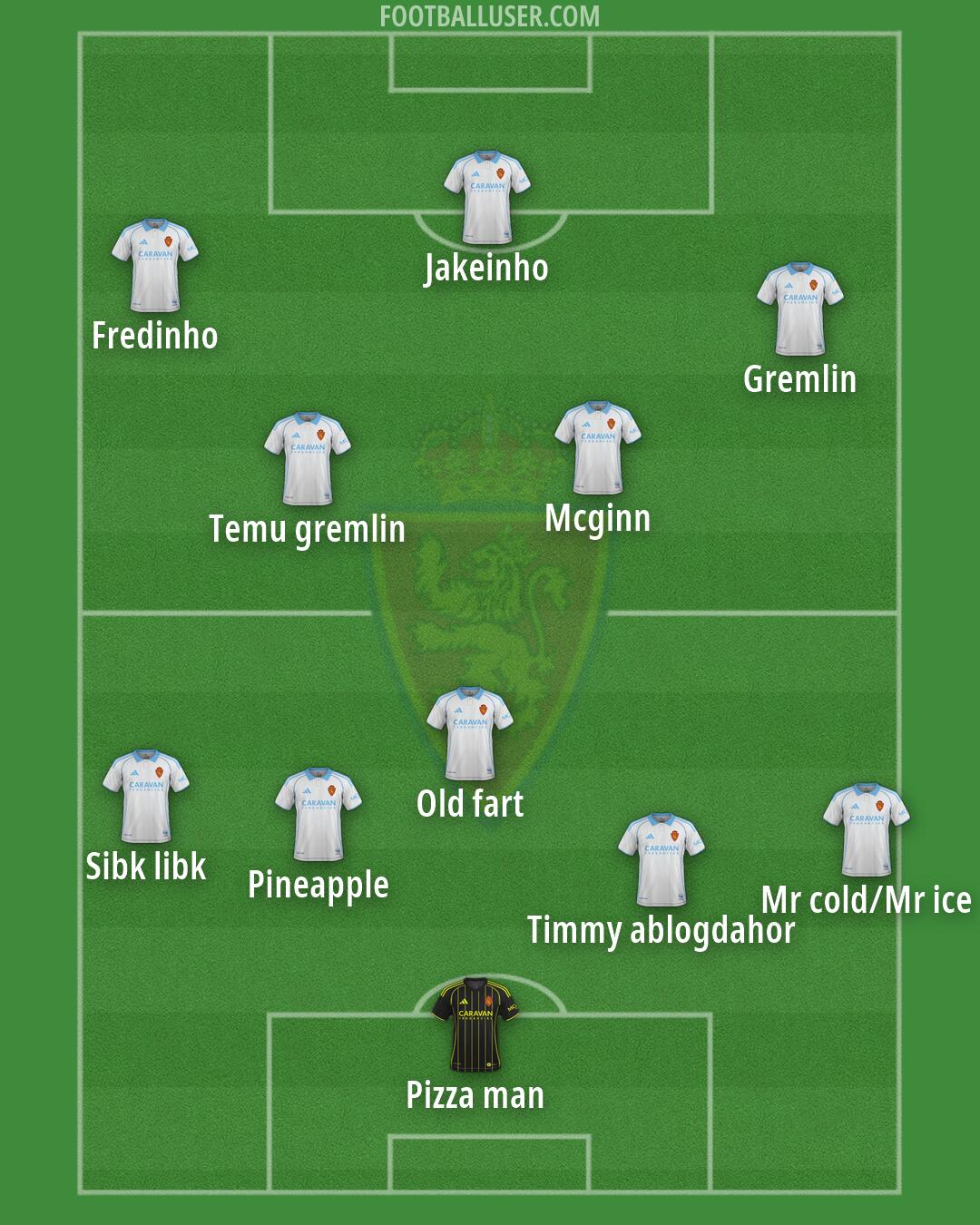 Real Zaragoza Formation 2026