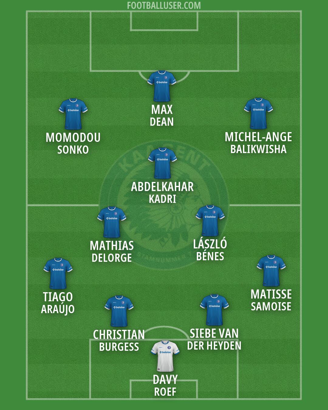 Gent Formation 2026